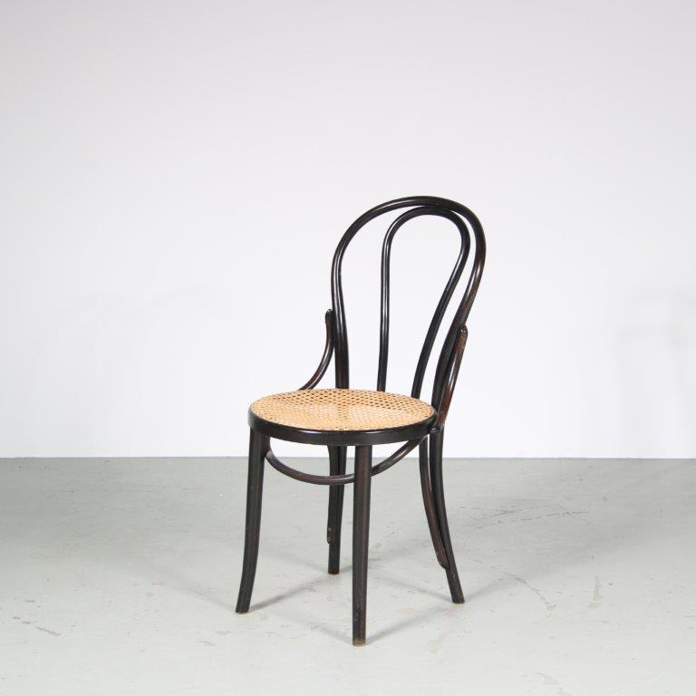 m27528 1960s Thonet chair with armrests, model Charlie Chaplin