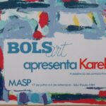 K3880 Karel Appel Lithograph for the Bols Art Exhibition, Brazil 1981
