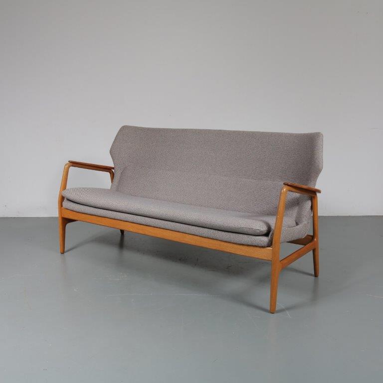 INC181 1950s Sofa by Arnold Madsen & Henry Schubell for Bovenkamp, Netherlands