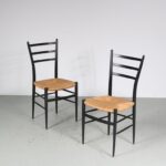 m27553 1950s Pair of “Spinetto” chairs by Chiavari, Italy