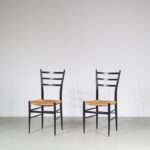 m27553 1950s Pair of “Spinetto” chairs by Chiavari, Italy