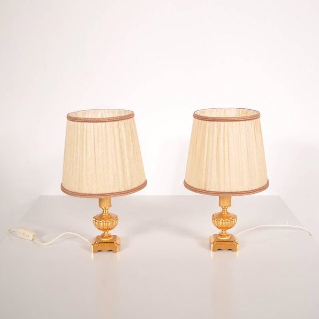 L3882 1970s Signed Sciolari Table Lamps