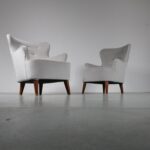 m22540-1 Pair of Theo Ruth Lounge Chairs for Artifort, the Netherlands, 1950