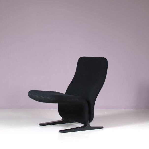 m27569 1970s "Concorde" Chair by Pierre Paulin for Artifort, Netherlands