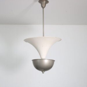 1930s Art deco hanging lamp from the Netherlands