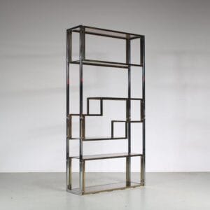 1970s Room divider / cabinet in the style of Romeo Rega, Italy