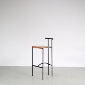 1980s "Tokyo" Bar stool by Rodney Kinsman for Bieffeplast, Italy