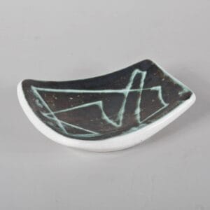 1960s Ceramic Dish in the Manner of Georges Jouve, France