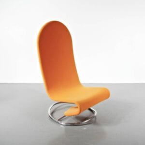 1970s "1-2-3" Rocking chair by Verner Panton for Fritz Hansen, Denmark