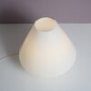 L5350 1970s Large white glass table lamp / Venini Murano, Italy