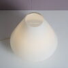 L5350 1970s Large white glass table lamp / Venini Murano, Italy