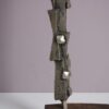 m27446 1970s Bronze sculpture on wooden base Otto Hamer Netherlands