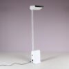 L5354 1980s Postmodern white metal floor lamp / Hartmut Engel / Zumtobel, Austria