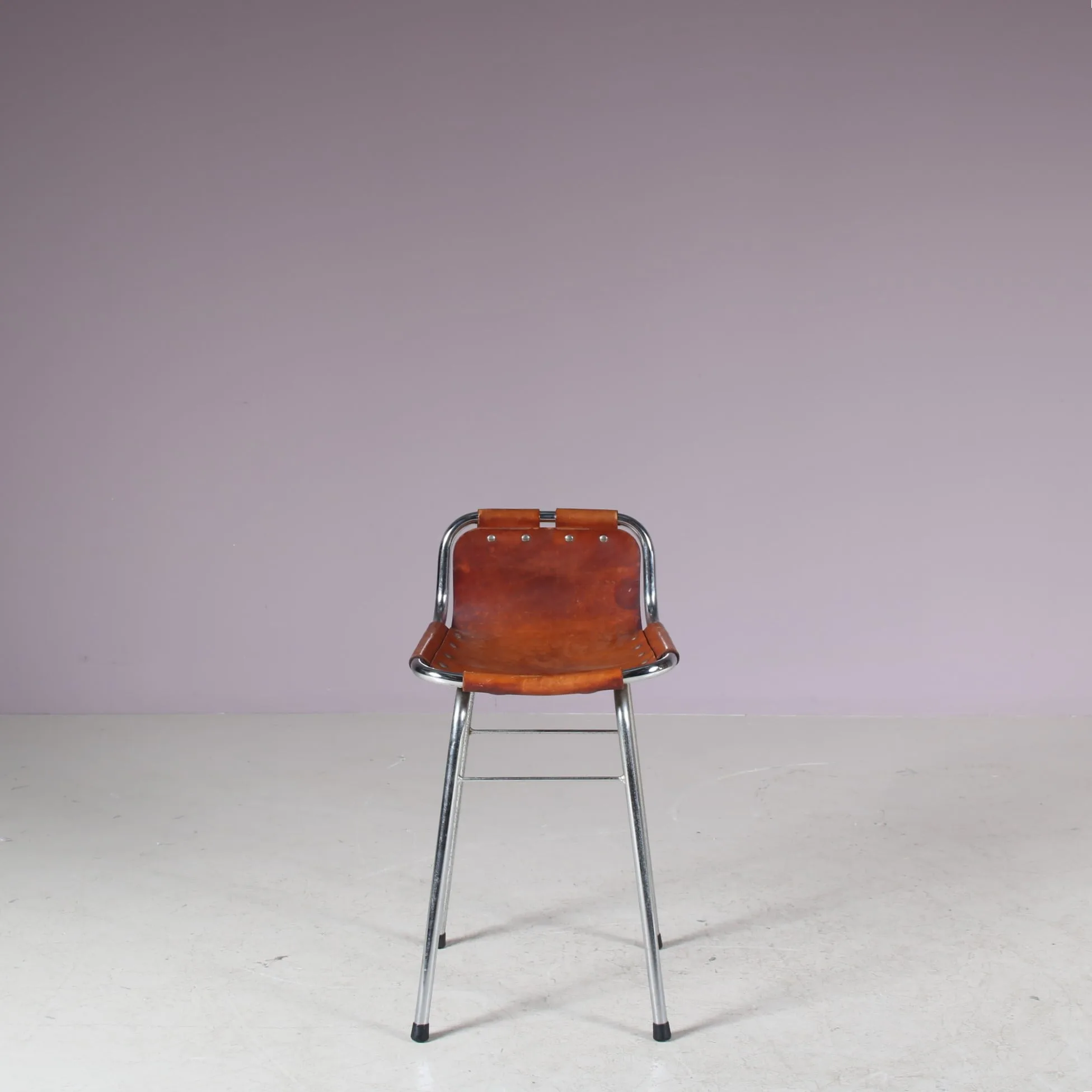 1970s Charlotte Perriand bar stool for Les Arcs, France - De