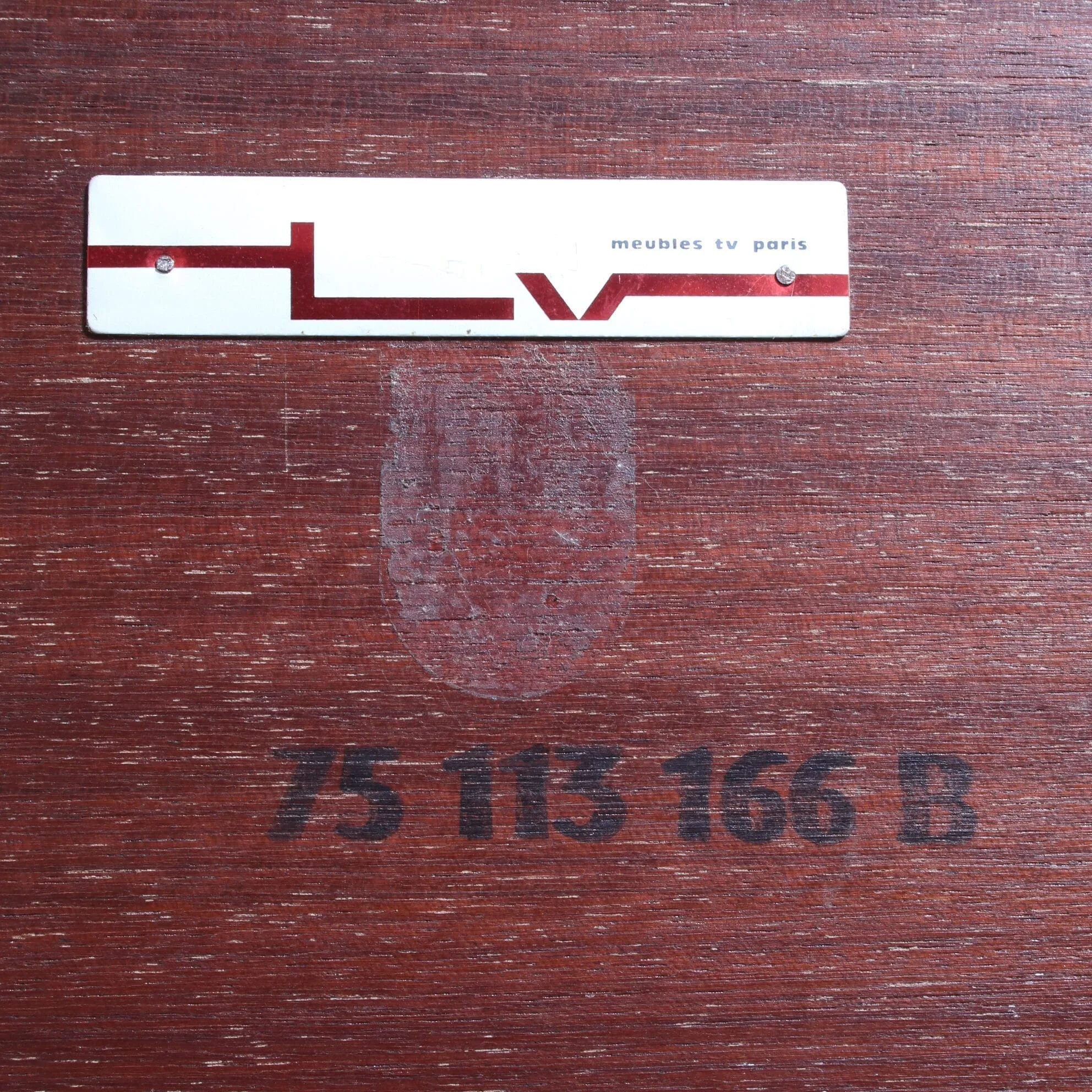 INC193 1960s Teak extendible dining table by TV Meubles Paris, France