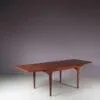 INC193 1960s Teak extendible dining table by TV Meubles Paris, France