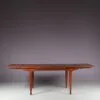 INC193 1960s Teak extendible dining table by TV Meubles Paris, France
