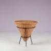 m27831 1950s Wicker display basket from the Netherlands