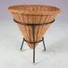 m27831 1950s Wicker display basket from the Netherlands