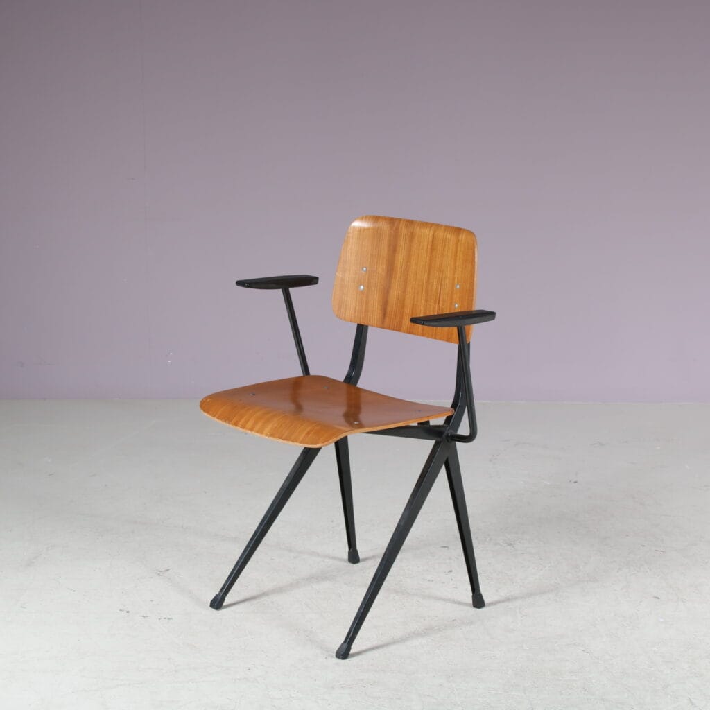 m27878 1960s Compass base school chair Ynske Kooistra Marko, Netherlands