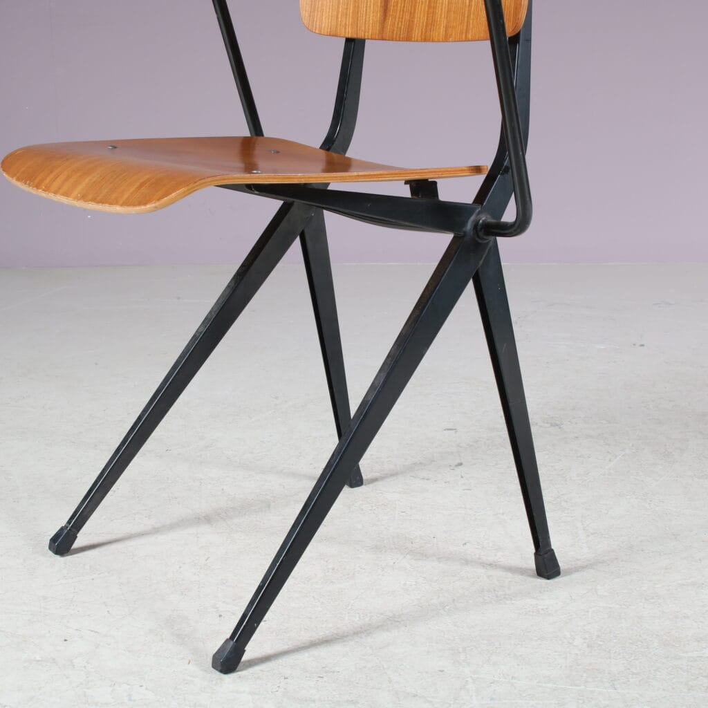 m27878 1960s Compass base school chair Ynske Kooistra Marko, Netherlands