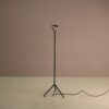 L5387 1990s Minimalist floor lamp "Lola" in black carbon / Alberto Meda & Paolo Rizzatto / Luceplan, Italy