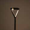 L5387 1990s Minimalist floor lamp "Lola" in black carbon / Alberto Meda & Paolo Rizzatto / Luceplan, Italy