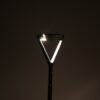 L5387 1990s Minimalist floor lamp "Lola" in black carbon / Alberto Meda & Paolo Rizzatto / Luceplan, Italy