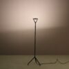 L5387 1990s Minimalist floor lamp "Lola" in black carbon / Alberto Meda & Paolo Rizzatto / Luceplan, Italy