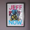 2016 Jeff Koons exhibition lithographed poster, UK