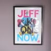 2016 Jeff Koons exhibition lithographed poster, UK