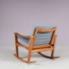 1960s Oak racking chair by M. Nissen for Pastoe, Netherlands