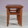 m27896 1950s Set of 3 nesting tables (interlocking) in teak Poul Hundevad Fabian, Denmark