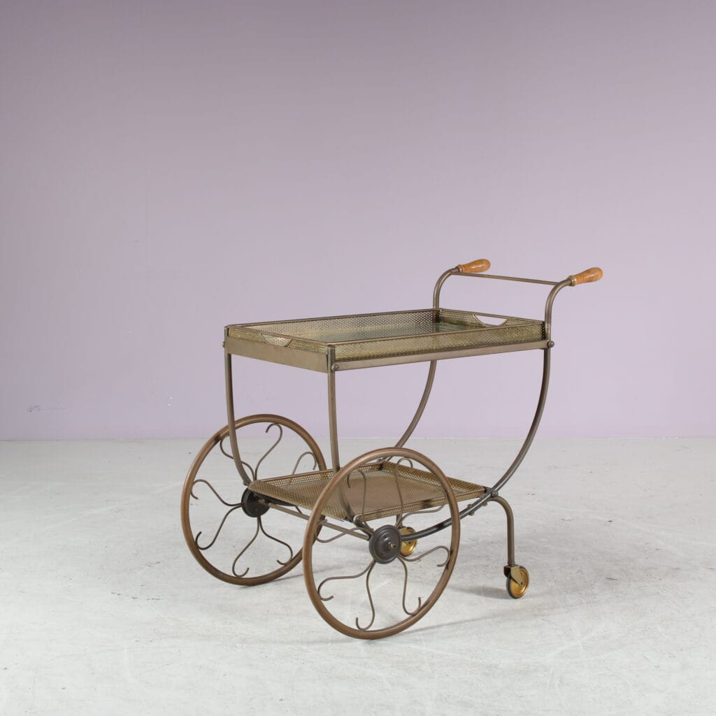 m27912 1950s Tea trolley by Svenskt Tenn, Sweden