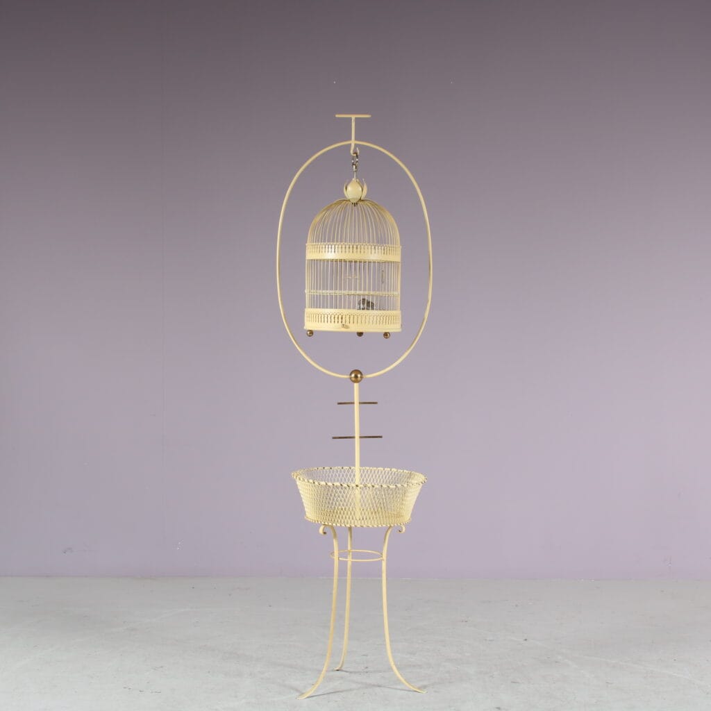 1950s Decorative bird cage from France