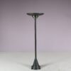 L5420 1930s Brass uplighter floor lamp in Amsterdam School style / Netherlands