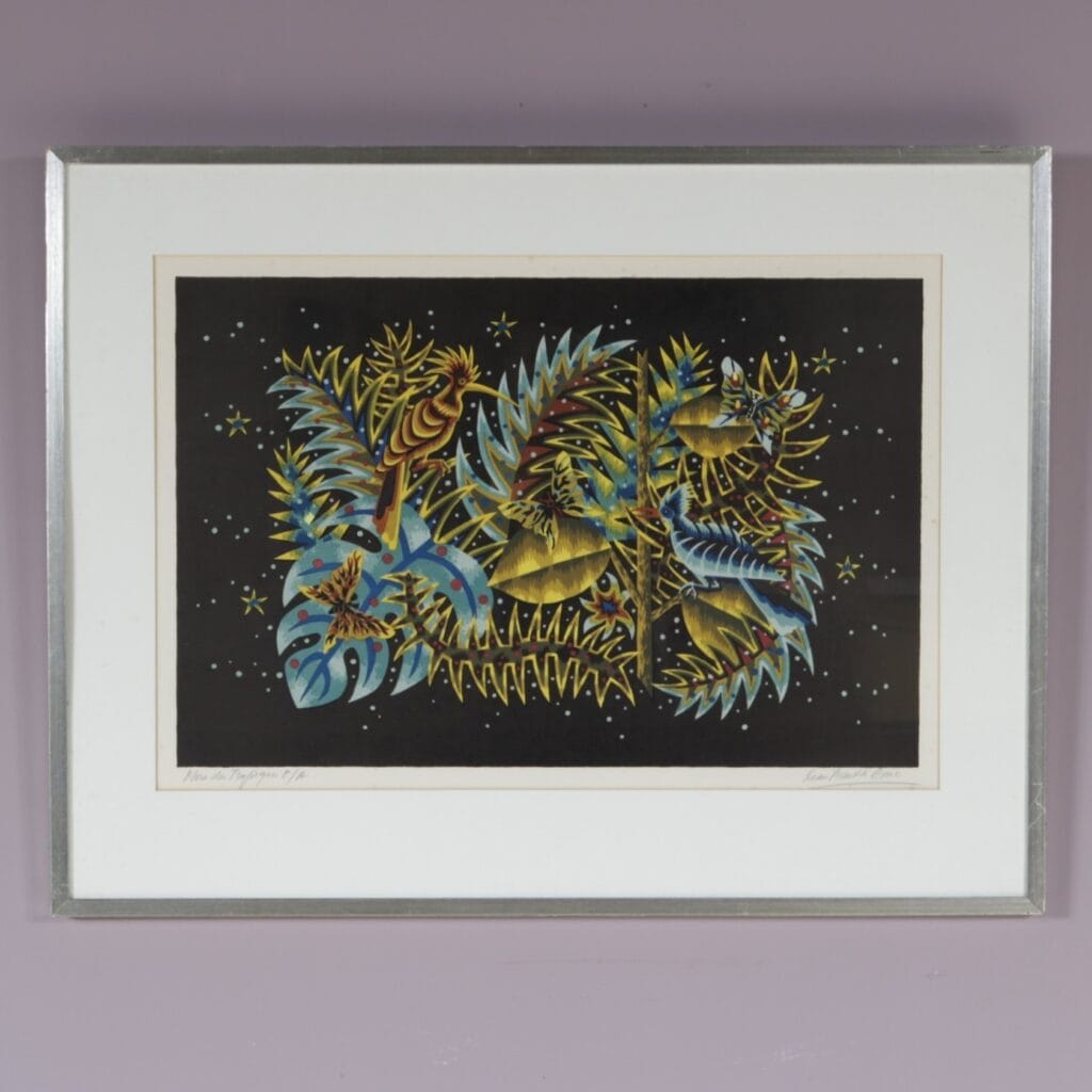 m19998 1950s Lithography by Jean Picart Le Doux, France