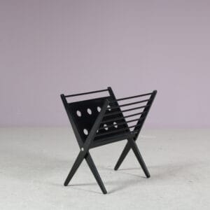 m27964 1950s Folding magazine rack by Cees Braakman for Pastoe, Netherlands
