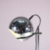 L5444 1970s Floor lamp with two chrome ball shades Netherlands