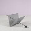 m28024 1980s Perforated metal magazine rack from the Netherlands