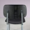 m28034 1990s Limited edition Revolt chair on galvanized metal base with plastic seat and back / Friso Kramer / Ahrend de Cirkel, Netherlands