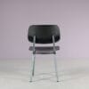 m28034 1990s Limited edition Revolt chair on galvanized metal base with plastic seat and back / Friso Kramer / Ahrend de Cirkel, Netherlands