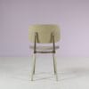 2506 2 (50) m28035 1950s Olive coloured Revolt chair, metal base with ciranol seat and back Friso Kramer Ahrend de Cirkel, Netherlands