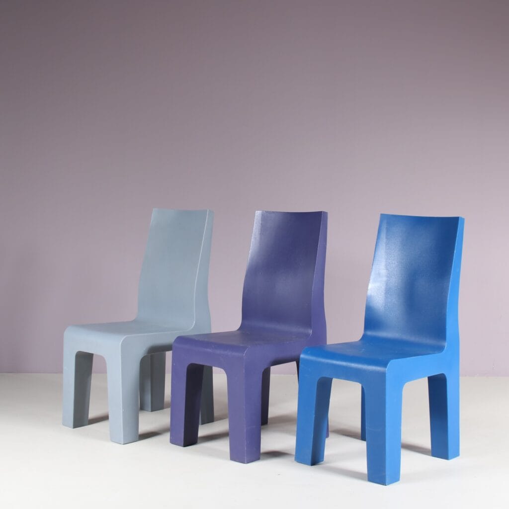 m28053 1990s "Museum" Chair, plastic / Richard Hutten / Gispen, Netherlands