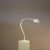 L5400 1970s Floor lamp model 2164 "Flex" in white metal and plastic / Elio Martinelli / Martinelli, Italy