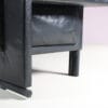m28051 1980s Black leather 2-seater sofa Paolo Piva De Sede, Switzerland