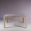 m28078 1960s Square ash wooden dining table Derk Jan de Vries Maisa, Italy