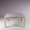 m28078 1960s Square ash wooden dining table Derk Jan de Vries Maisa, Italy