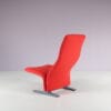m27987 1970s Highback "Concorde" chair on aluminium base with new upholstery / Pierre Paulin / Artifort, Netherlands