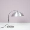 L5386 1950s Bauhaus style desk lamp in chrome metal with aluminium / H. Busquet / Hala, Netherlands